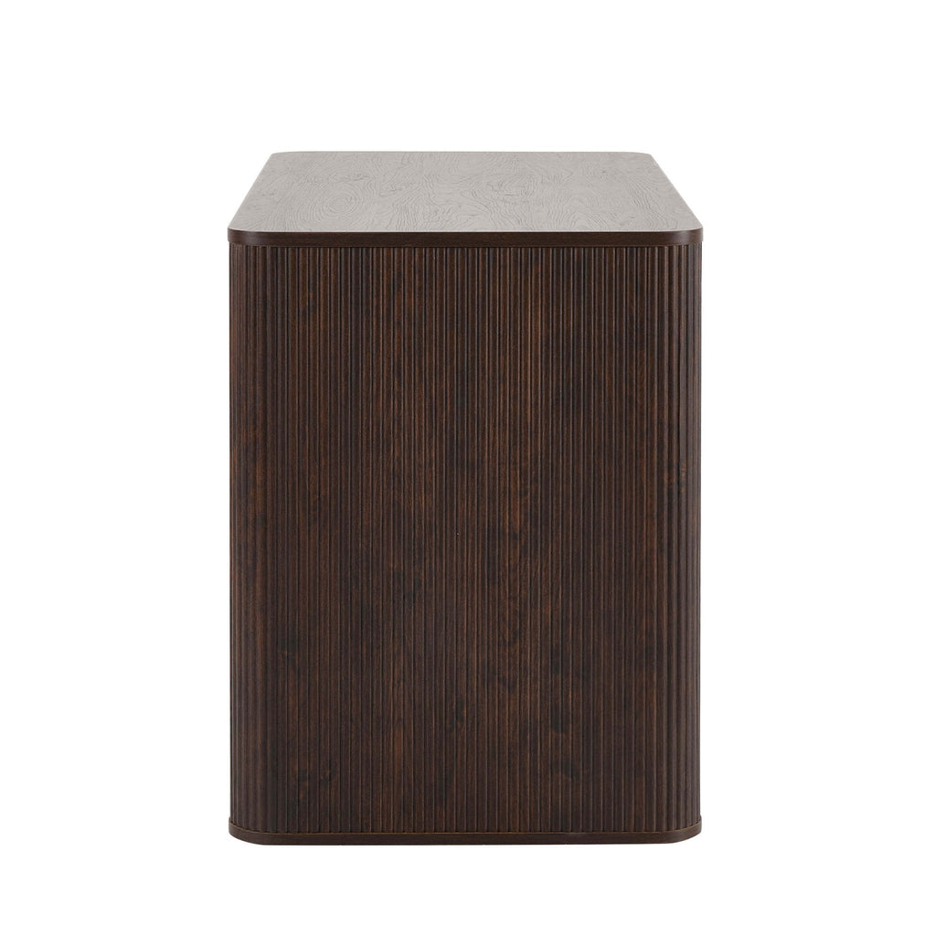 Dusklia - Hattie Large Dressing Table with Drawers - Walnut