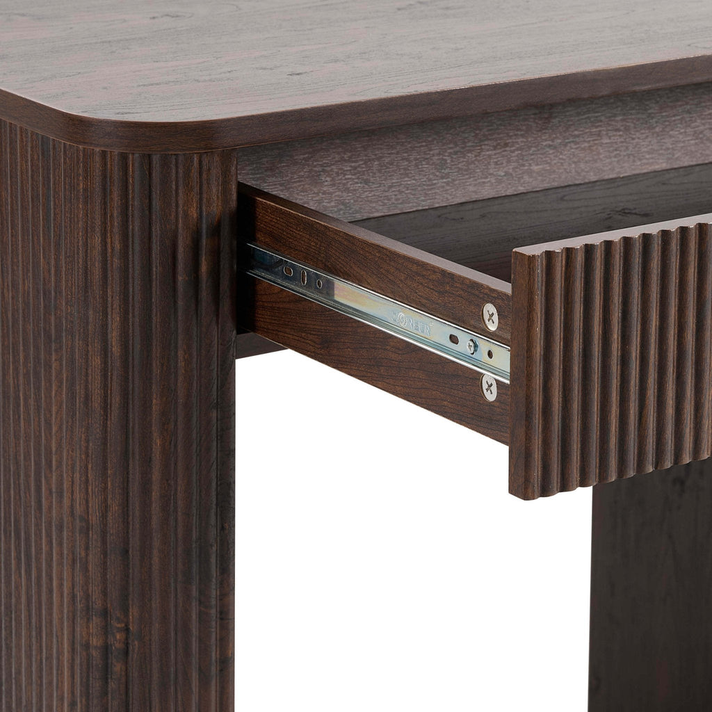 Dusklia - Hattie Large Dressing Table with Drawers - Walnut