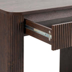 Dusklia - Hattie Large Dressing Table with Drawers - Walnut