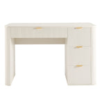 Dusklia - Hattie Large Dressing Table with Drawers - Warm White