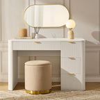 Dusklia - Hattie Large Dressing Table with Drawers - Warm White