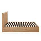 Dusklia - Hattie Ottoman Storage Bed - Light Wood
