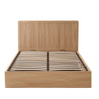 Dusklia - Hattie Ottoman Storage Bed - Light Wood
