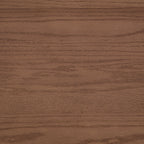 Dusklia - Hattie Panel Round  4-6 Seater Dining Table - Mid Wood