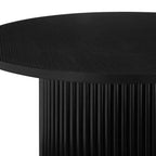 Dusklia - Hattie Round Pedestal Nesting Tables - Black