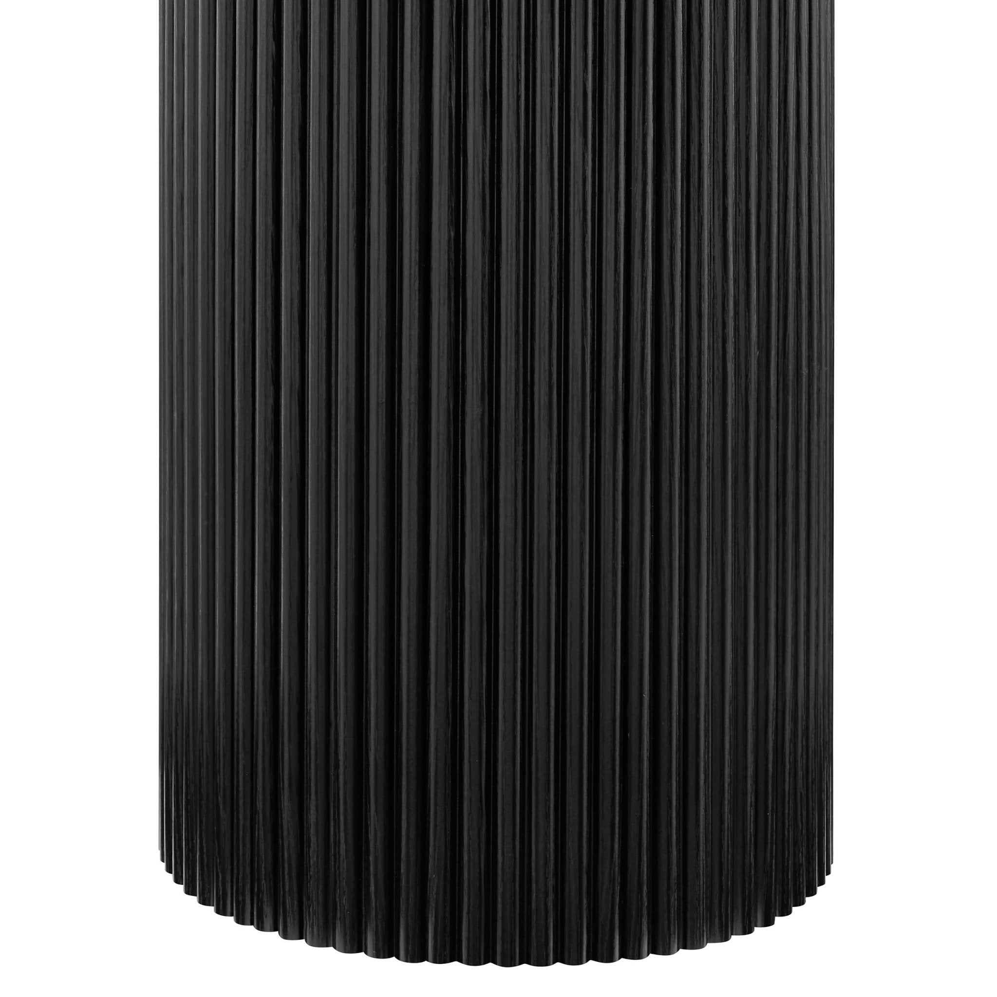 Dusklia - Hattie Round Pedestal Nesting Tables - Black