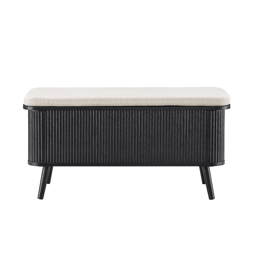Dusklia - Hattie Storage Bench - Black