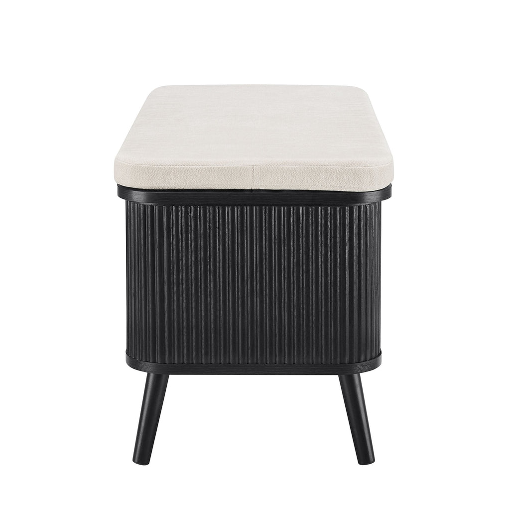 Dusklia - Hattie Storage Bench - Black
