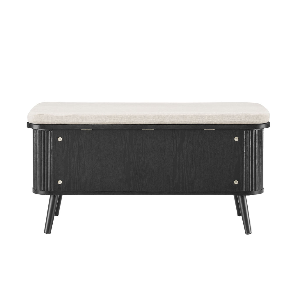 Dusklia - Hattie Storage Bench - Black