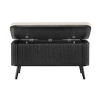 Dusklia - Hattie Storage Bench - Black