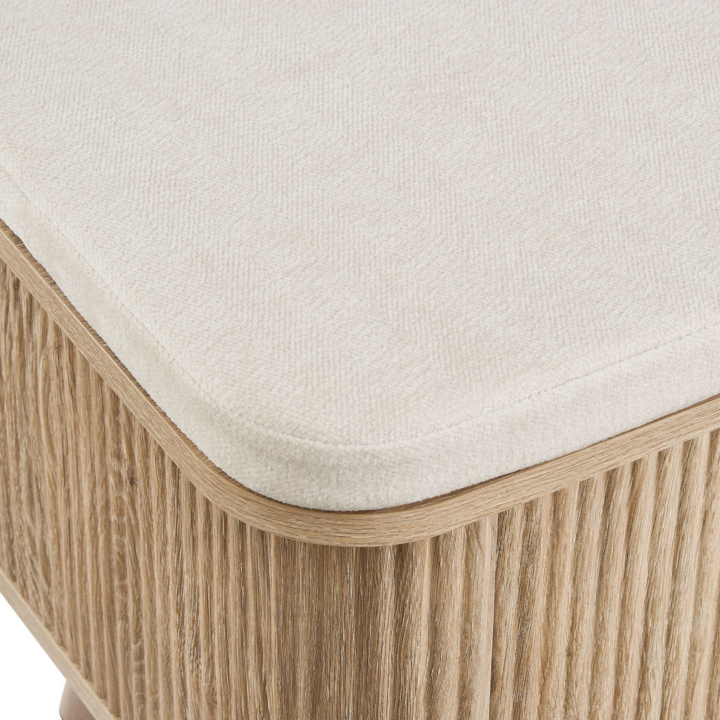 Dusklia - Hattie Storage Bench - Light Wood
