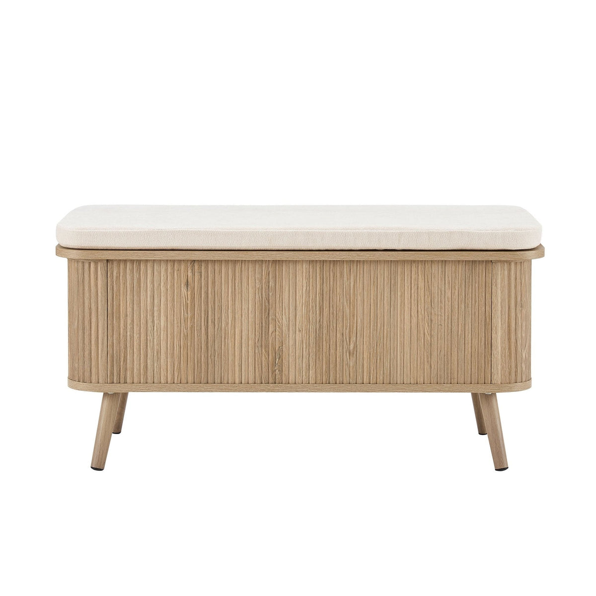 Dusklia - Hattie Storage Bench - Light Wood