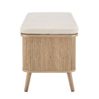 Dusklia - Hattie Storage Bench - Light Wood