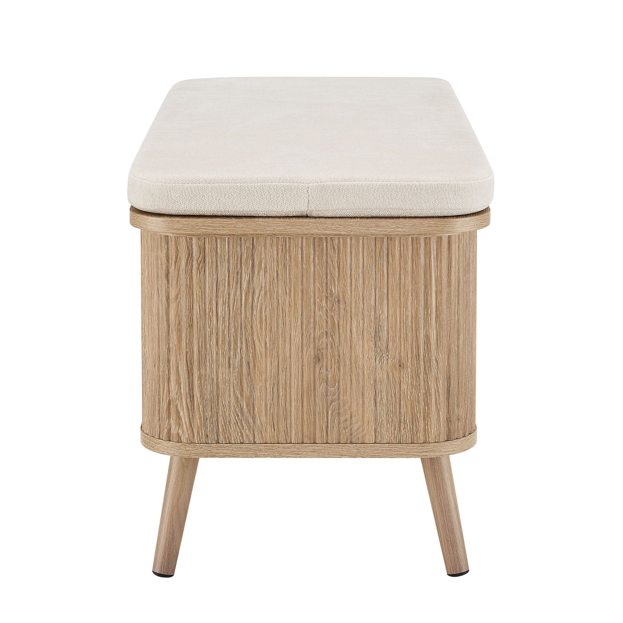 Dusklia - Hattie Storage Bench - Light Wood