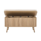 Dusklia - Hattie Storage Bench - Light Wood