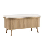 Dusklia - Hattie Storage Bench - Light Wood
