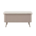 Dusklia - Hattie Storage Bench - Taupe
