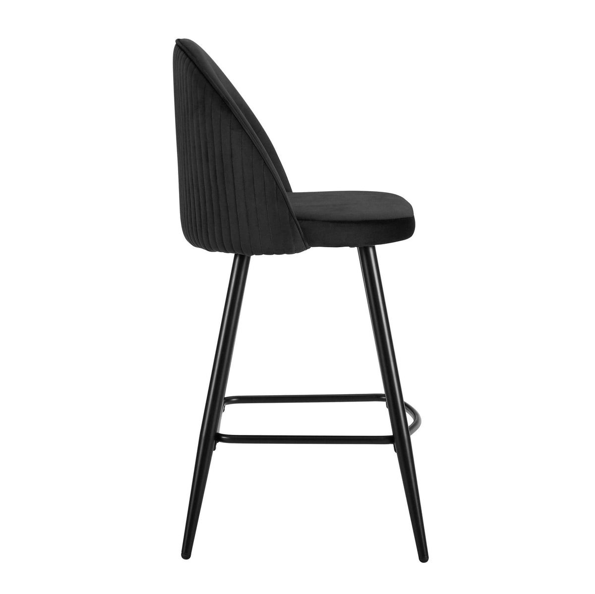 Dusklia - Hattie Set of 2 Barstools - Black