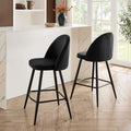 Dusklia - Hattie Set of 2 Barstools - Black