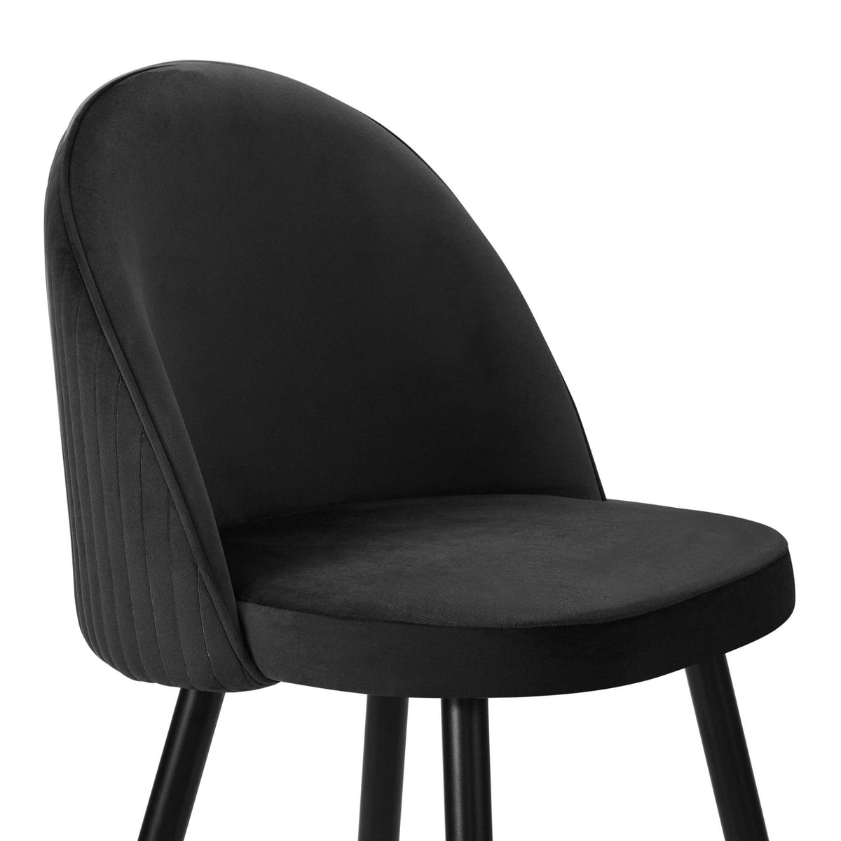 Dusklia - Hattie Set of 2 Barstools - Black