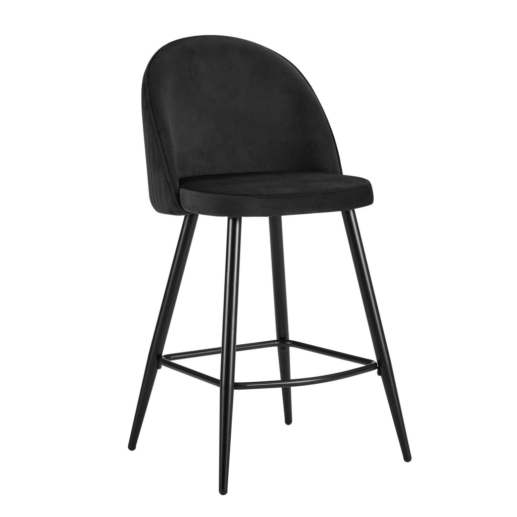 Dusklia - Hattie Set of 2 Barstools - Black