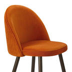 Dusklia - Hattie Set of 2 Barstools - Bright Orange