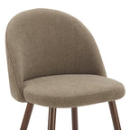 Dusklia - Hattie Set of 2 Barstools - Chenille Mushroom