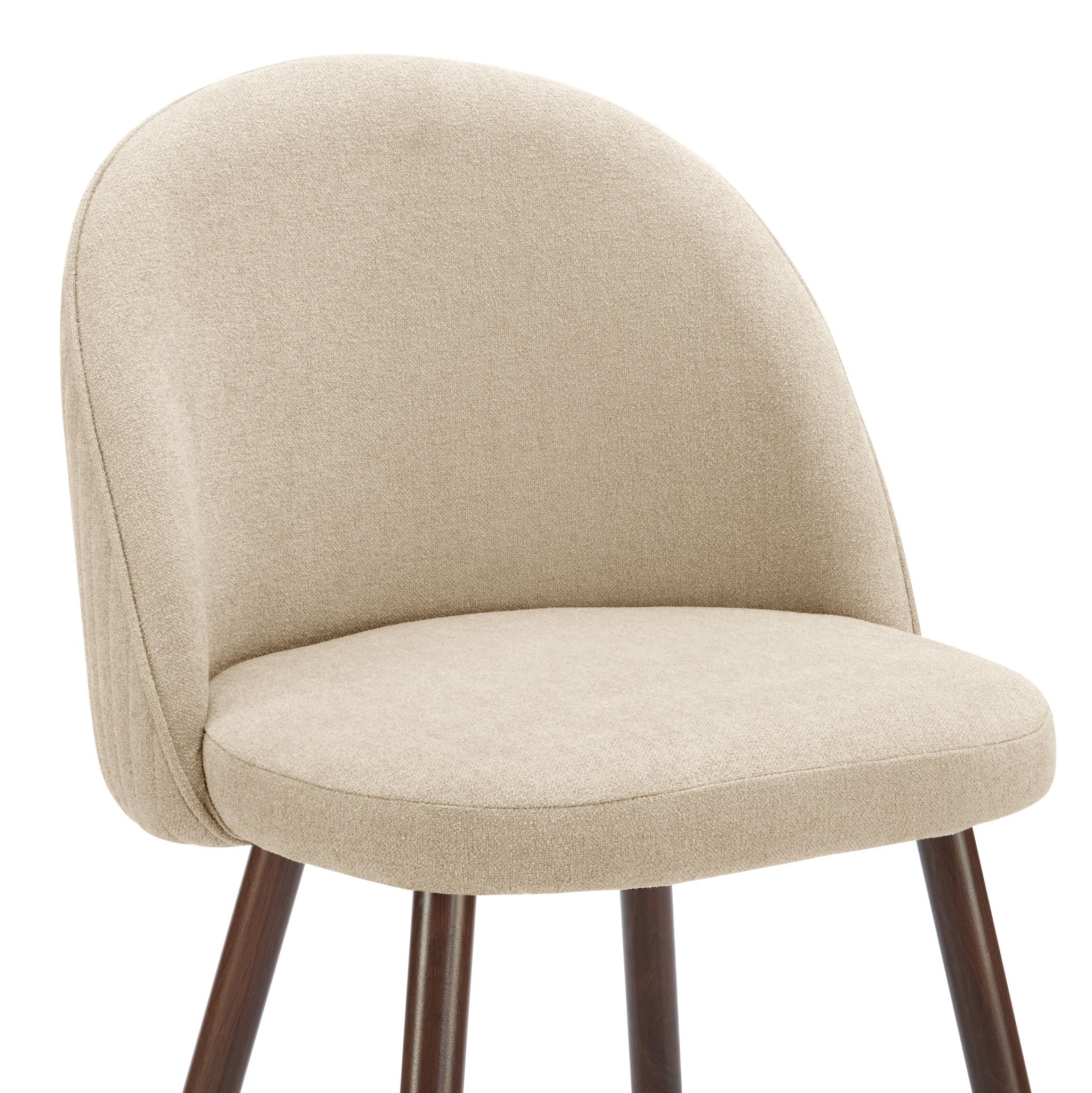 Dusklia - Hattie Set of 2 Barstools - Chenille Oatmeal