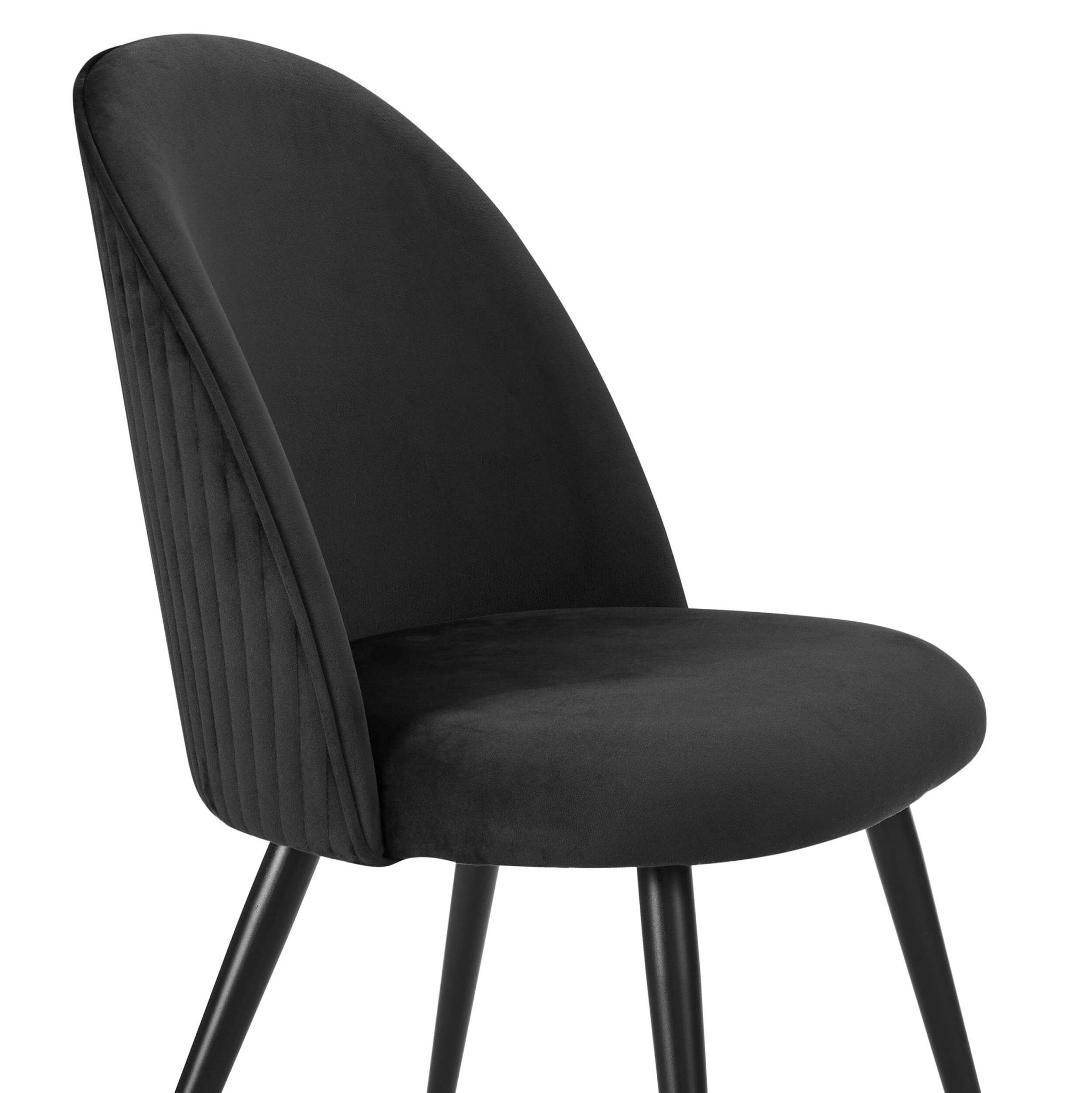 Dusklia - Hattie Set of 2 Dining Chairs - Black