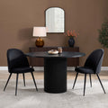 Dusklia - Hattie Set of 2 Dining Chairs - Black