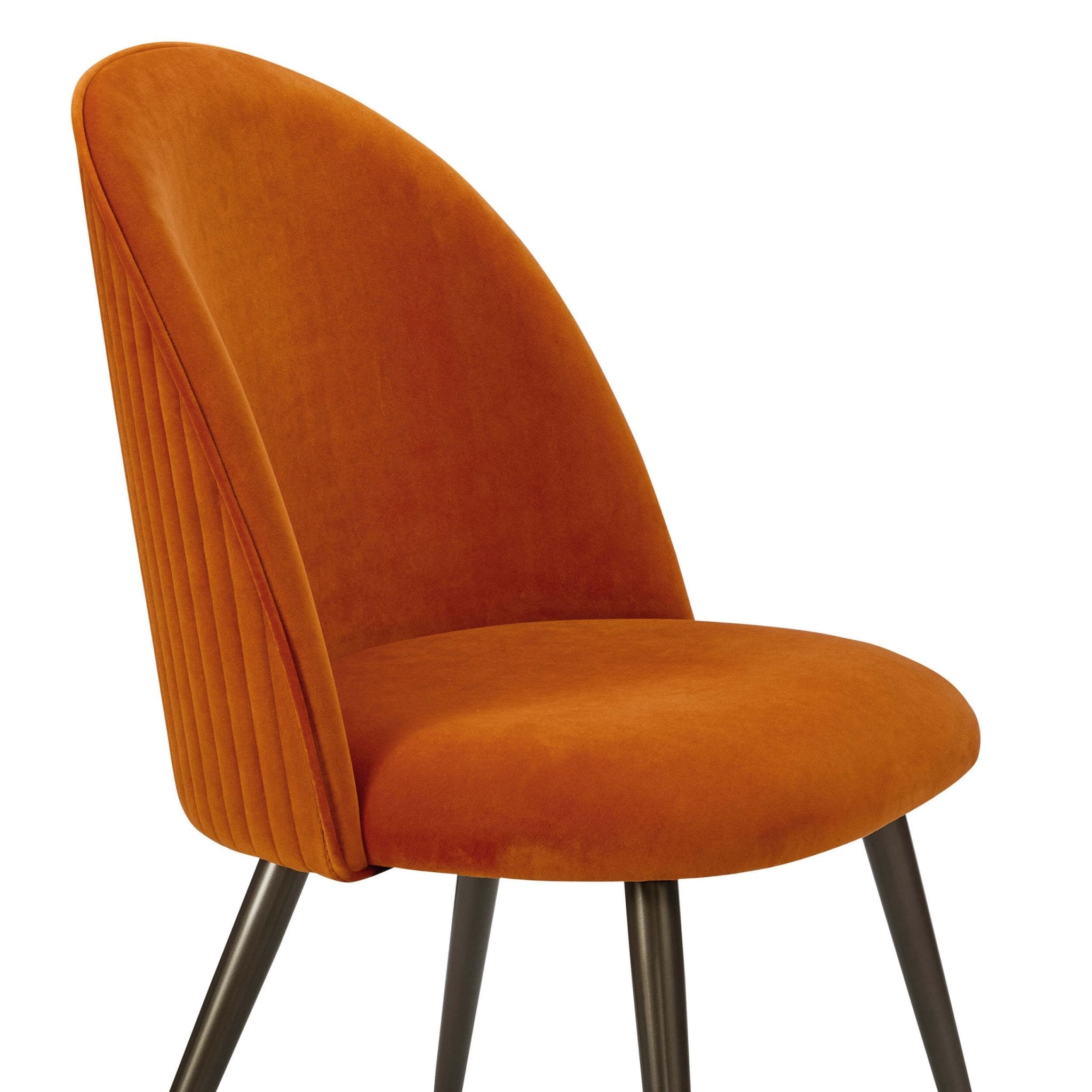 Dusklia - Hattie Set of 2 Dining Chairs - Bright Orange