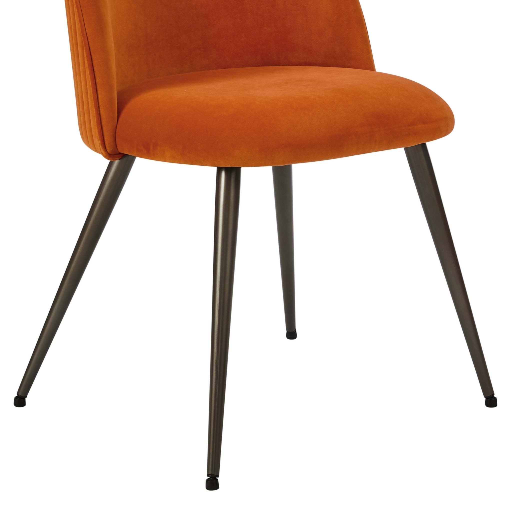 Dusklia - Hattie Set of 2 Dining Chairs - Bright Orange
