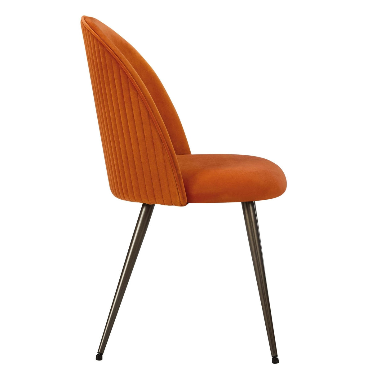 Dusklia - Hattie Set of 2 Dining Chairs - Bright Orange