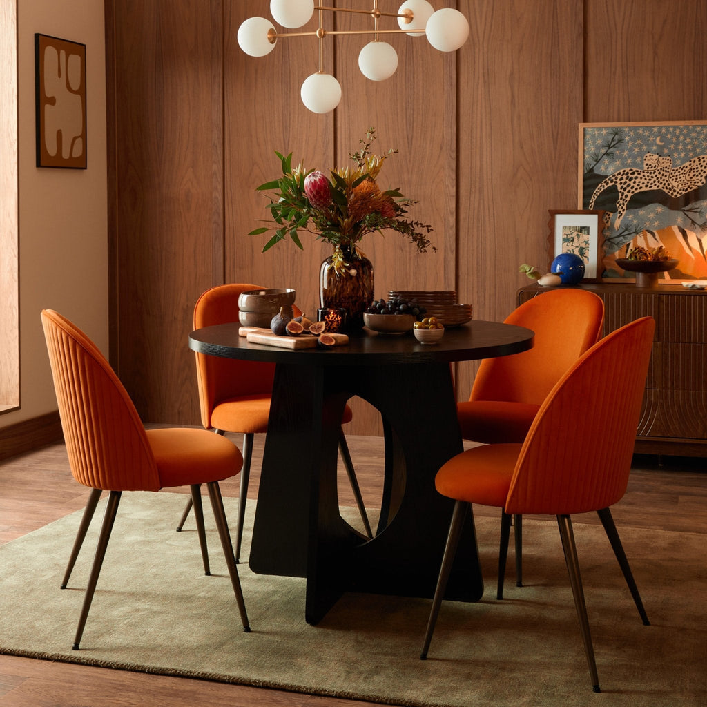 Dusklia - Lucy 4 Seater Dining Table - Black