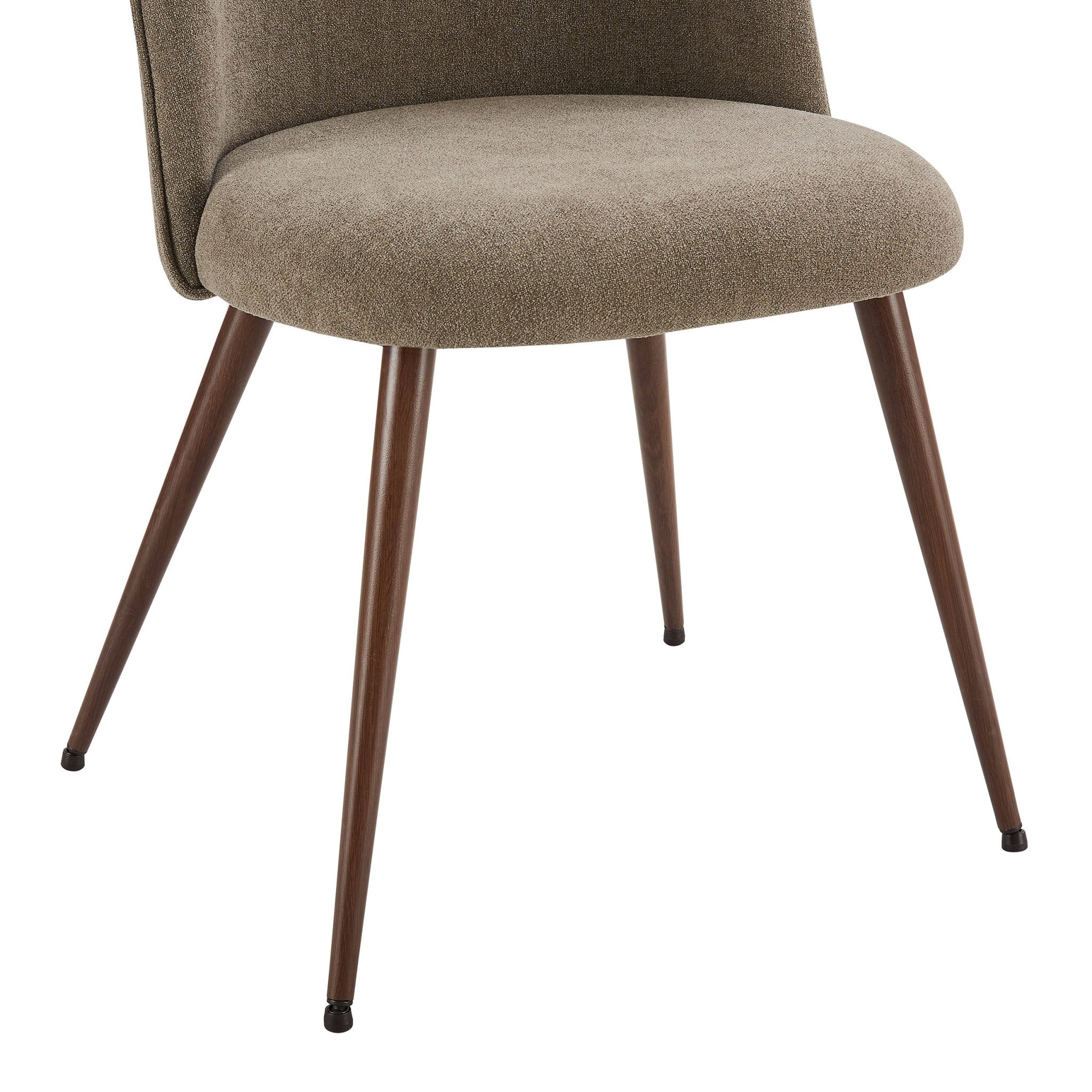 Dusklia - Hattie Set of 2 Dining Chairs - Chenille Mushroom