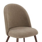 Dusklia - Hattie Set of 2 Dining Chairs - Chenille Mushroom