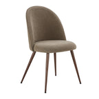 Dusklia - Hattie Set of 2 Dining Chairs - Chenille Mushroom