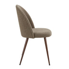 Dusklia - Hattie Set of 2 Dining Chairs - Chenille Mushroom