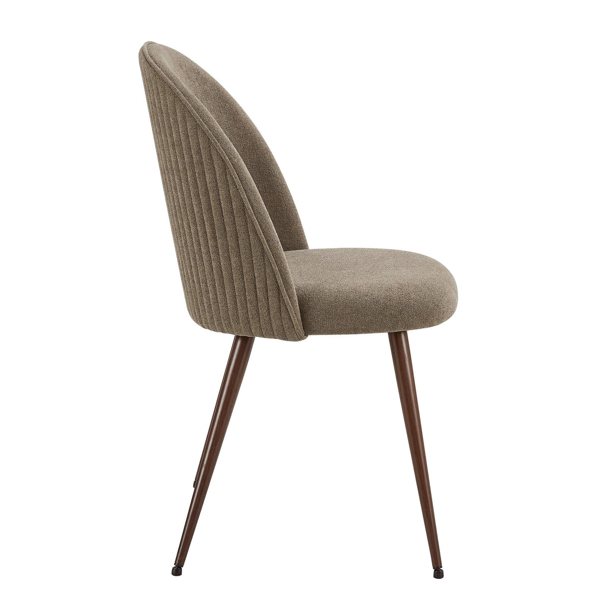 Dusklia - Hattie Set of 2 Dining Chairs - Chenille Mushroom
