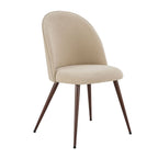 Dusklia - Hattie Set of 2 Dining Chairs - Chenille Oatmeal