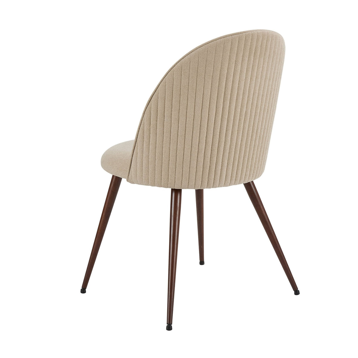 Dusklia - Hattie Set of 2 Dining Chairs - Chenille Oatmeal
