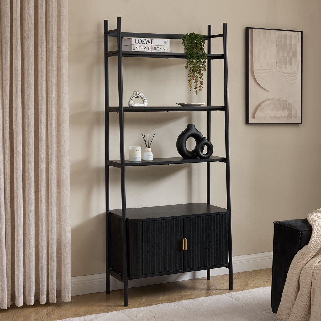 Dusklia - Hattie Shelving Unit - Black