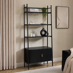 Dusklia - Hattie Shelving Unit - Black
