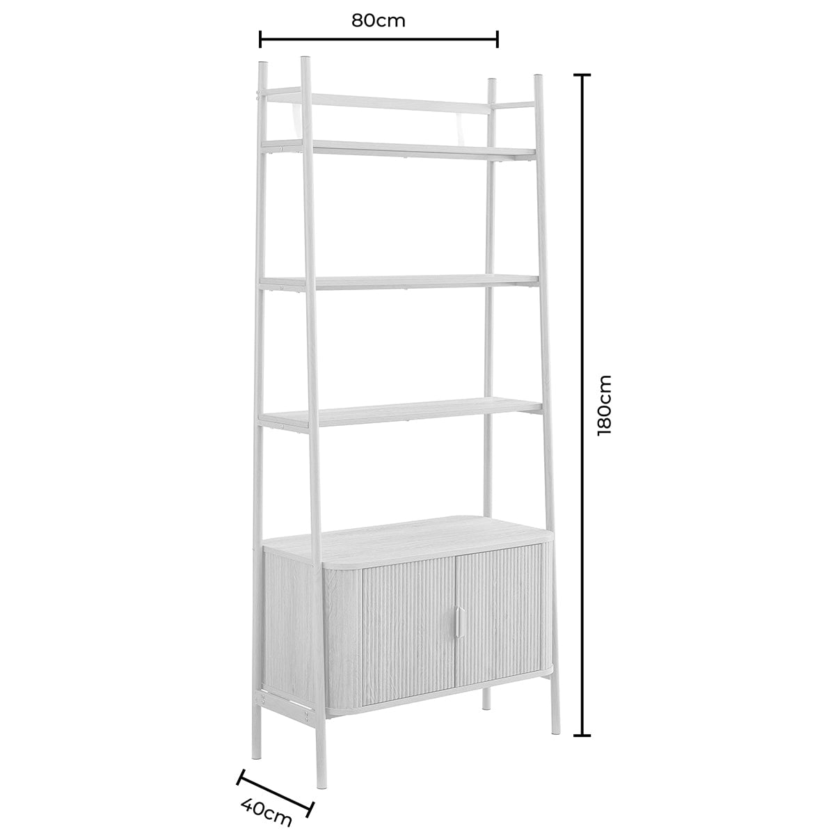 Dusklia - Hattie 3 Piece Bundle - 2 Shelving Units and TV Unit - Light Wood