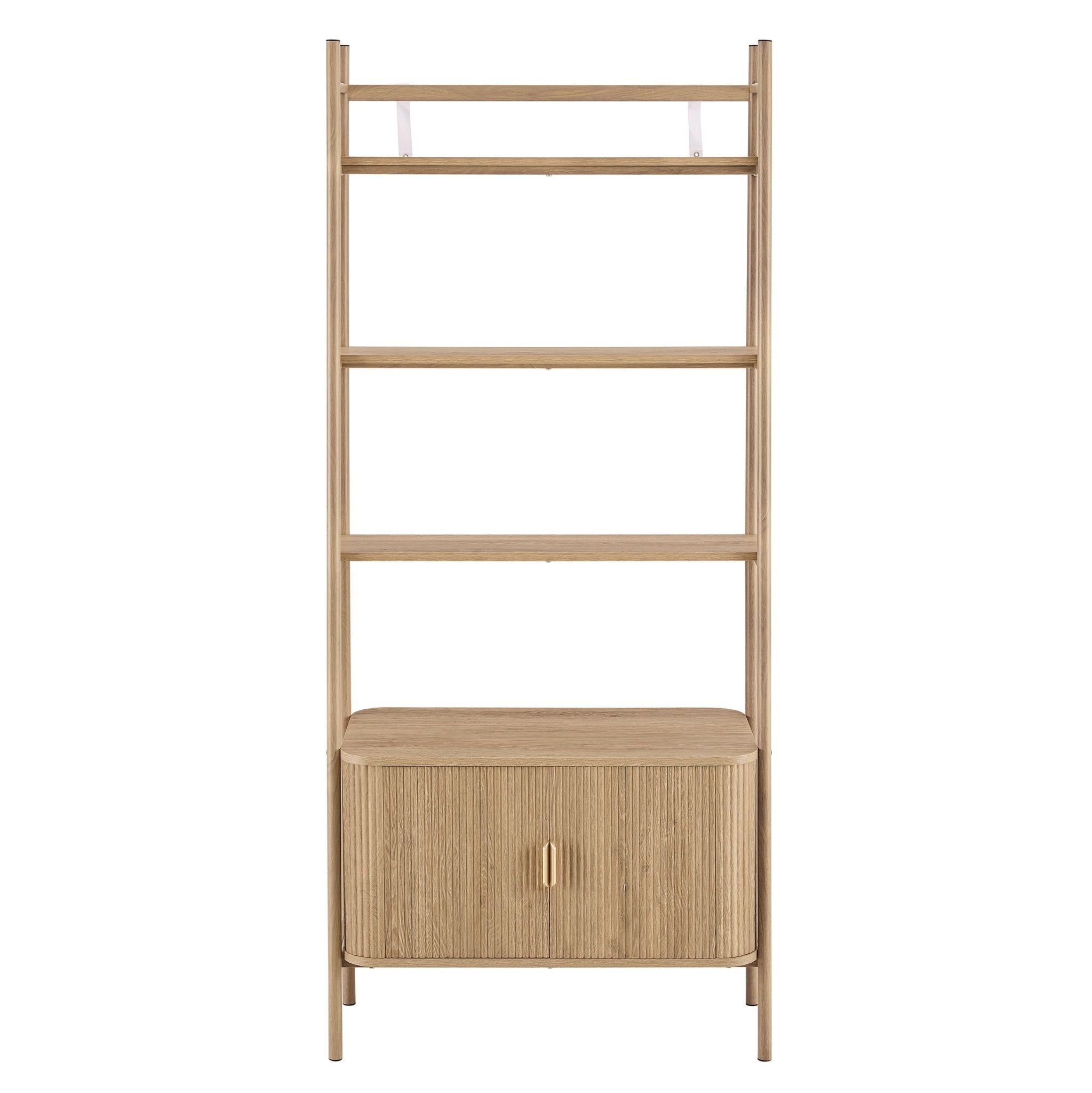 Dusklia - Hattie Shelving Unit - Light Wood