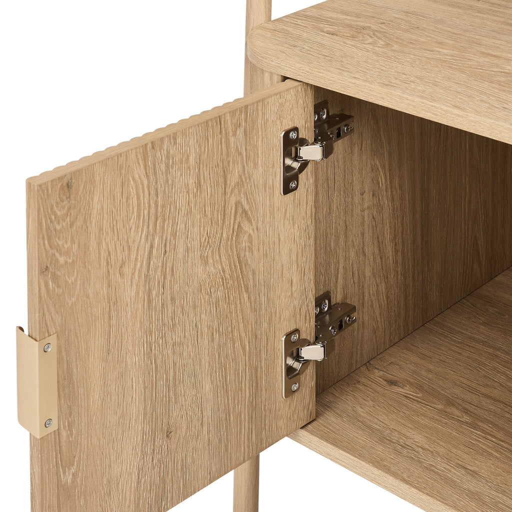 Dusklia - Hattie Shelving Unit - Light Wood