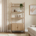 Dusklia - Hattie Shelving Unit - Light Wood