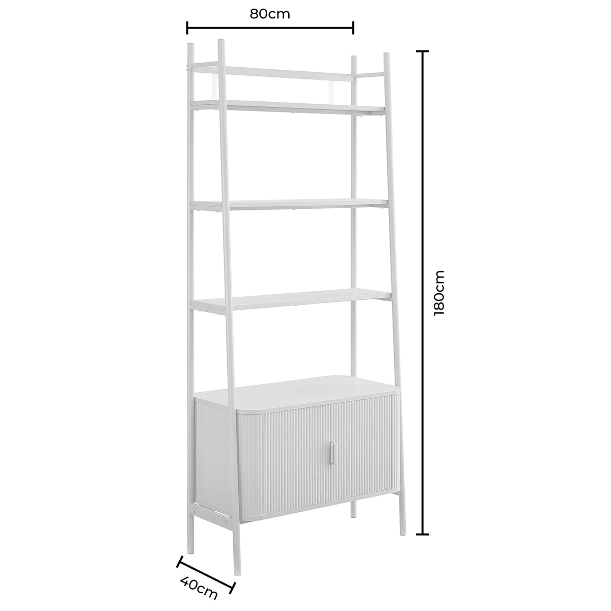 Dusklia - Hattie Shelving Unit - Taupe