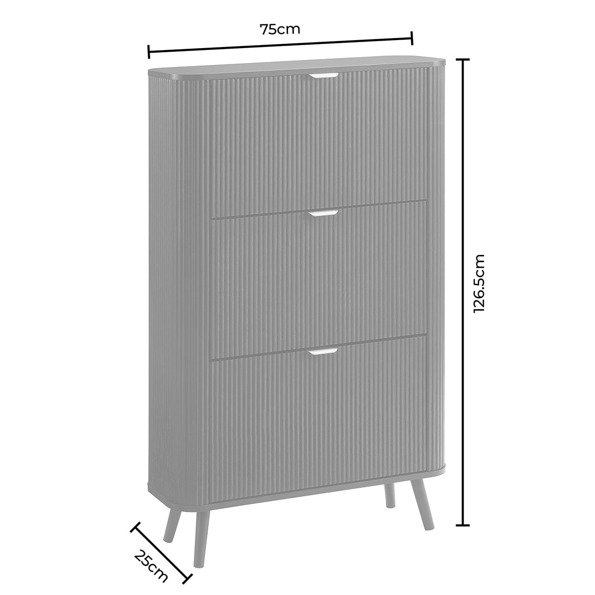 Dusklia - Hattie Shoe Cabinet - Black