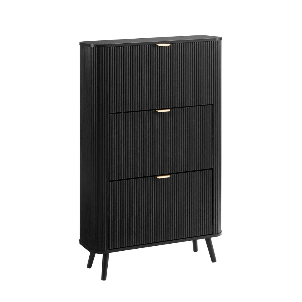Dusklia - Hattie Shoe Cabinet - Black
